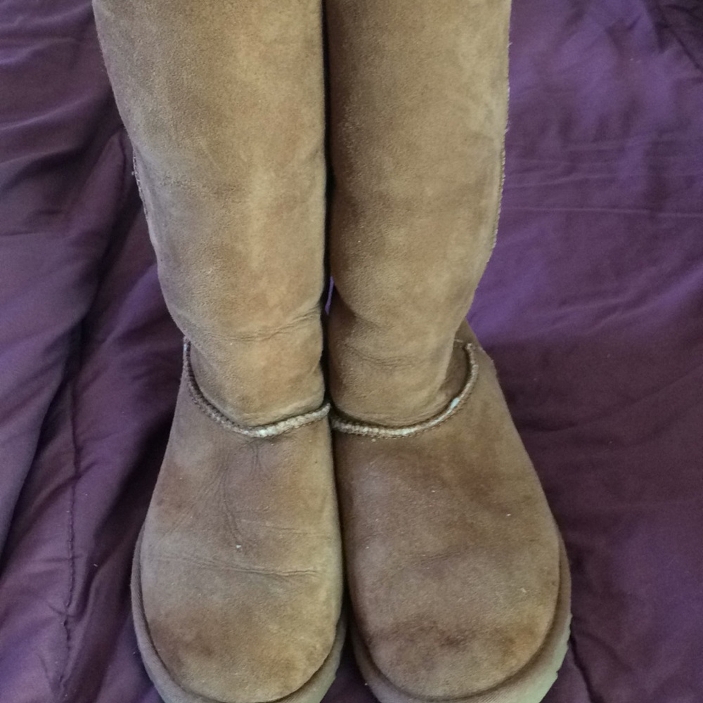 Uggs tall chestnut boots